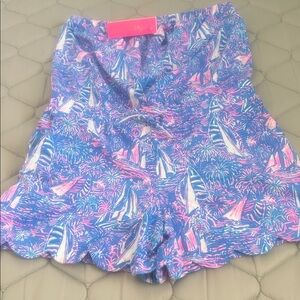 Lilly Pulitzer Vibrant Sailboat Print Shorts